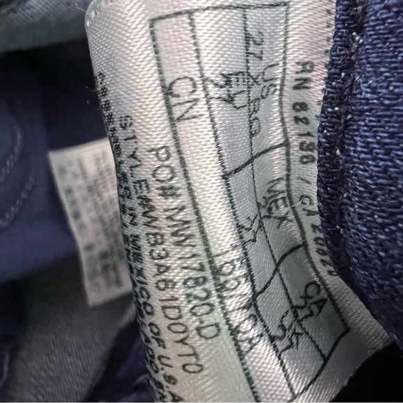 Guess jeans curvy Sophia skinny denim blue faded wash triangle logo iconic - Picture 11 of 11